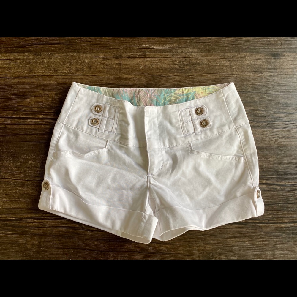 White shorts